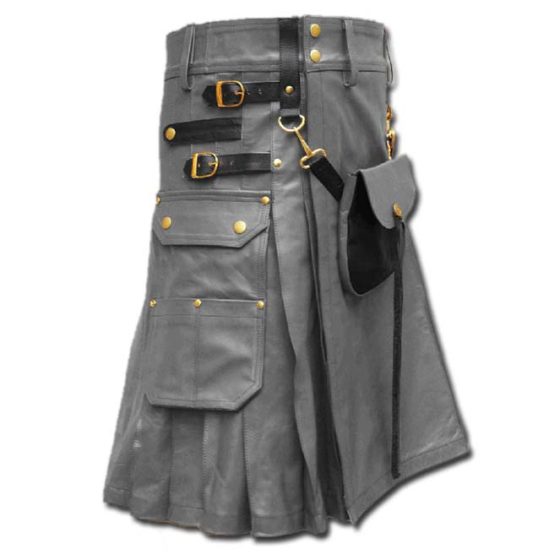 Leather Kilts for Men, 100% Genuine Leather Kilt