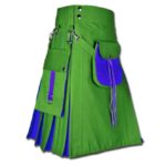 Hybrid Kilt With Sporran-green