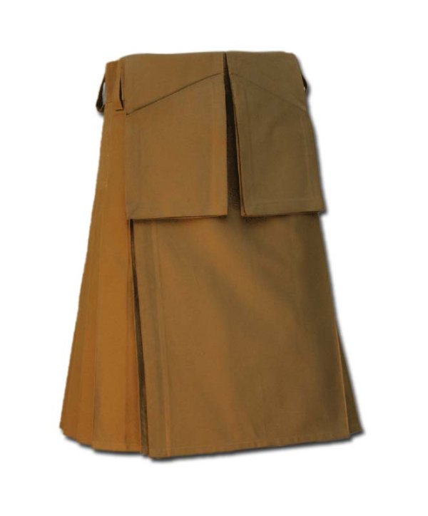 Utility Kilt for Burning Man khakki 1