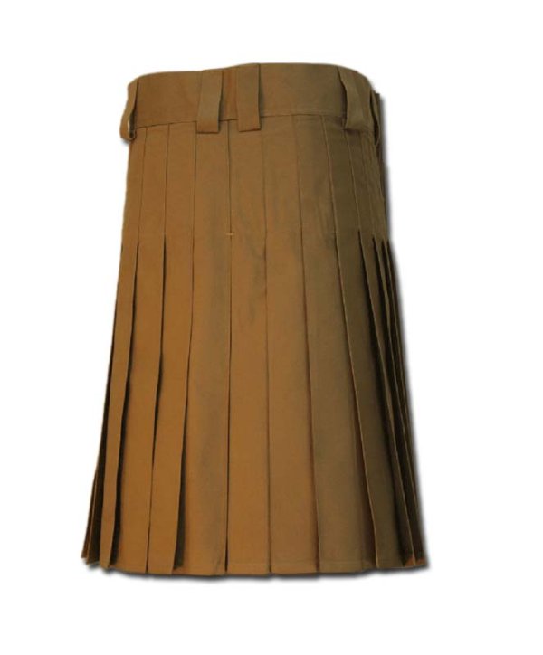 Utility Kilt for Burning Man khakki 2