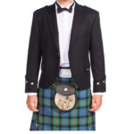 Argyle Jacket Black Barathea-1