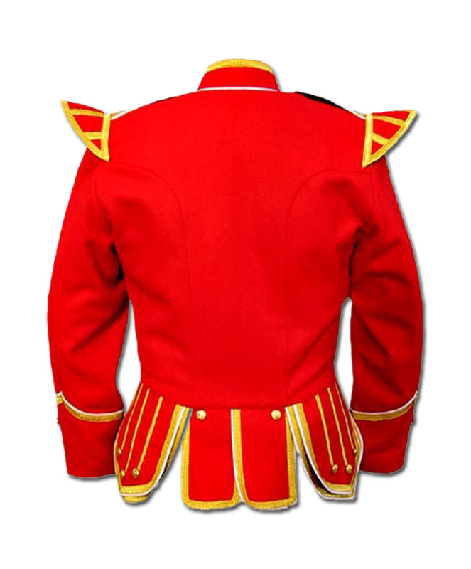 Red Pipe Band Doublet Drummer Jacket