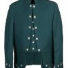 Green Sheriffmuir Doublet Jacket with Waistcoat