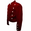 Montrose Red Velvet Doublet Jacket for Men