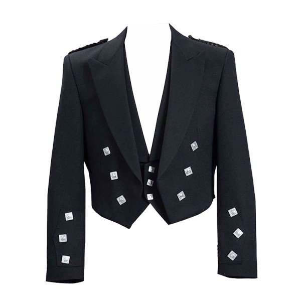Prince Charlie Kilt Jacket With 3 Button Waistcoat/Vest
