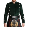 Montrose Green Velvet Doublet Jacket for Men