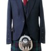 Crail Highland Jacket and Waistcoat in Midnight Blue Arrochar Tweed