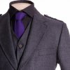 Crail Kilt Jacket and Waistcoat, Grey Charcoal Scottish Kilt