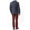 New 100 % Wool Premium MensTweed Jacket With Waistcoat Vest Back