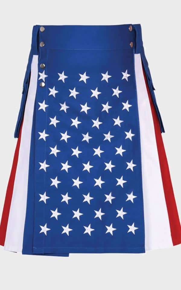 US American Flag Hybrid Utility Kilt