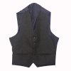 Dark Green Tweed kilt jacket With 5 Button Vest3