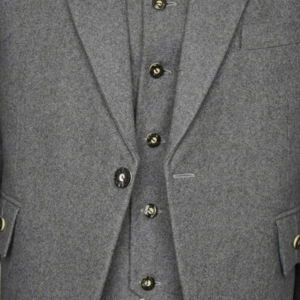 100% Wool Scottish Crail Highland Argyle Kilt Jacket and Waistcoat2