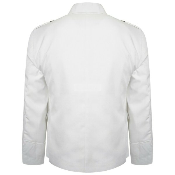 White Scottish Argyle kilt Jacket & Waistcoat1
