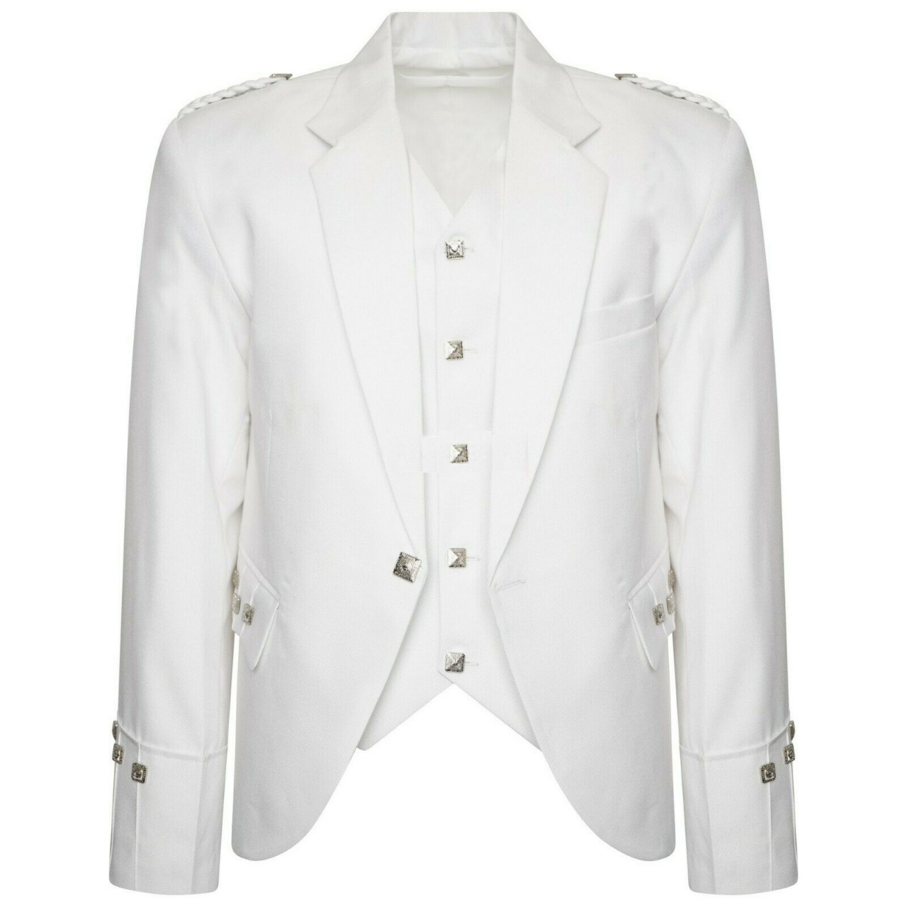 white kilt jacket