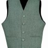 Lovat Green Button Vest