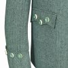 Lovat Green Tweed Argyle Kilt Jacket With 5 .Button Vest