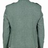 Lovat Green Tweed Argyle Kilt Jacket With 5.. Button Vest