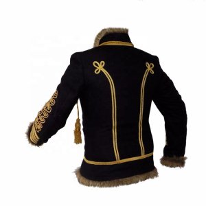 Napoleonic Hussars Uniform Military Style Tunic Pelisse Jimi Hendrix Jacket