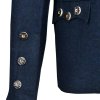 Blue Tweed Crail Highland Kilt Jacket and Waistcoat
