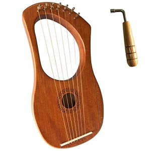 Luvay Lyre Harp - Orchestral Strings Instrument, with Tuning Wrench