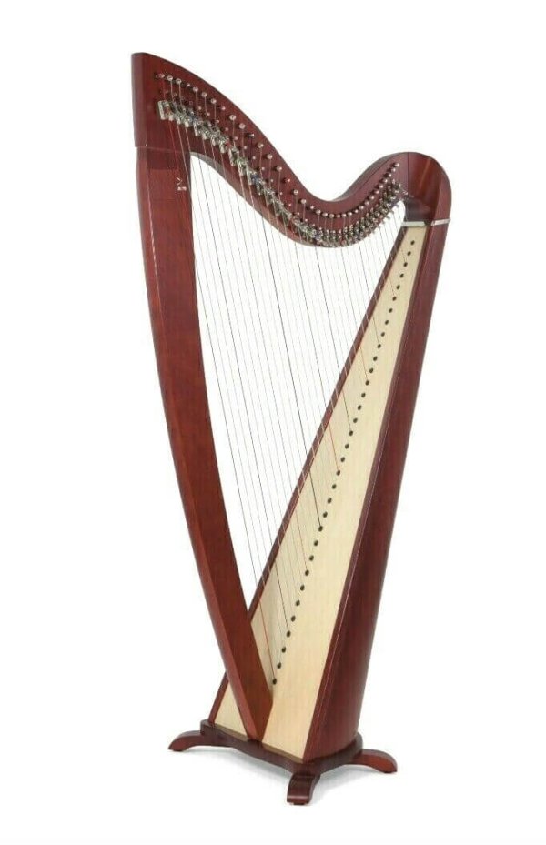 Camac 34 String Telenn Harp in Mahogany + Camac Bag + Camac Dust Cover + Tutor