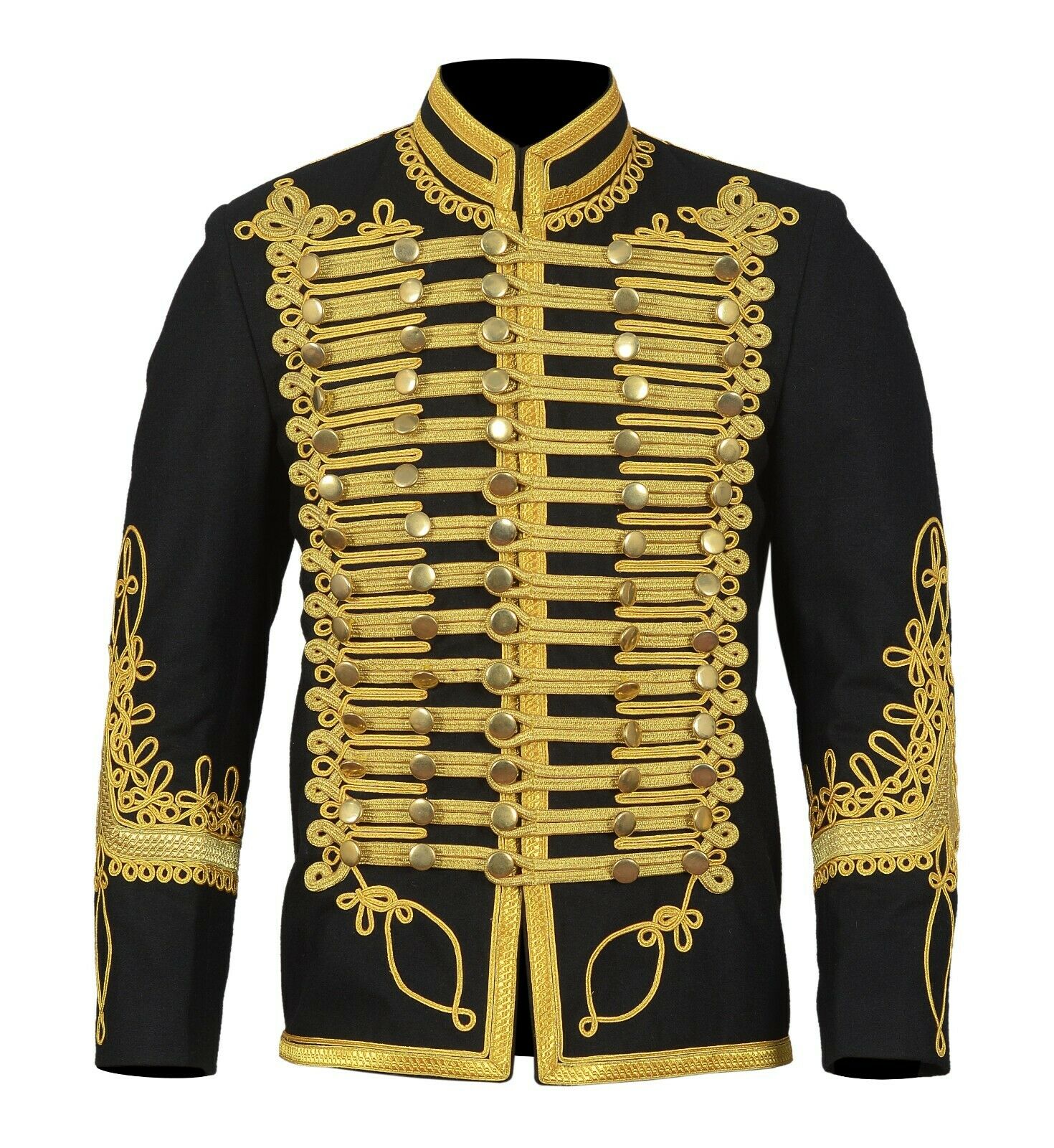 New Napoleonic Hussar Uniform Military Style Tunic Pelisse Jimmi Hendrix
