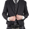 Braemar Charcoal Tweed Jacket & Vest