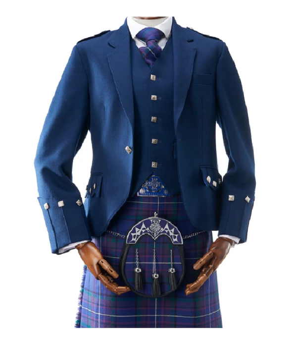 Blue hotsell kilt jacket