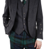 Braemar Charcoal Tweed Jacket & Vest