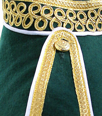 Green Pipe Band Doublet 100 wool high quality