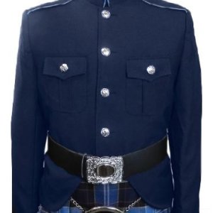 Class A Honor Guard Kilt Jacket (Navy/Medium Blue)