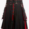 2020 Buy New Kiltish Black & Red Scottish Stunning utility kilt expedited shipping