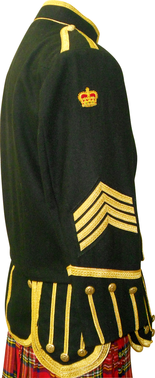 Military Tunic Doublet Jacket BagPiper Drummer