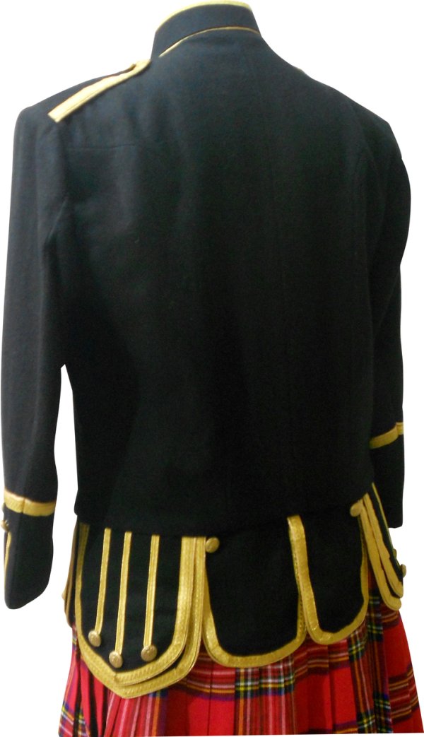 Military Tunic Doublet Jacket BagPiper Drummer