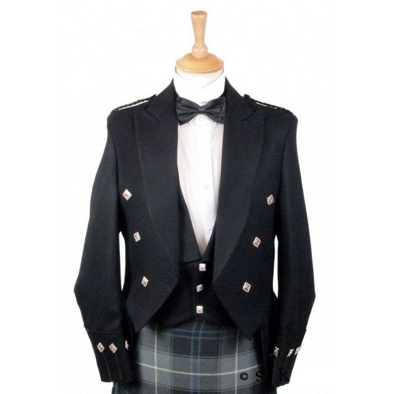 Regulation Doublet Kilt Jacket With Waistcoat - Scottish Kilt Collection