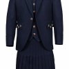 Blue Wool Argyle Kilt & Jacket