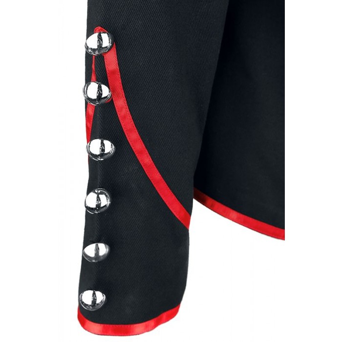  Allsafe Traders Men's Military Marching Band Drummer Jacket  Gothic Steampunk Costume for Halloween : Clothing, Shoes & Jewelry