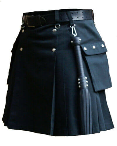 New Latest Navy Blue Scottish Fashion Utility Kilts