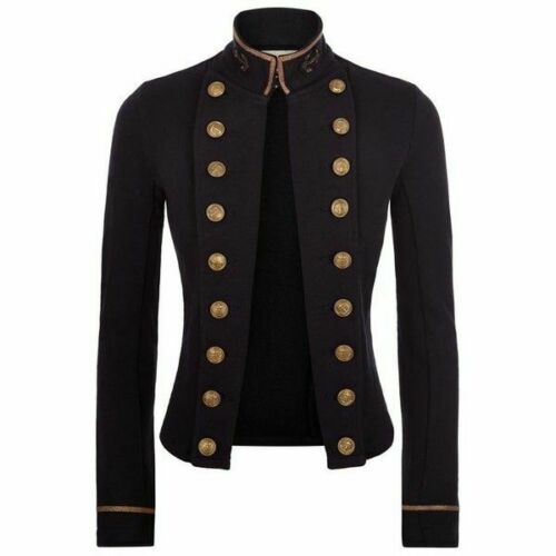 Black Ladies Officer’s Wool Jackets Braid Jacket