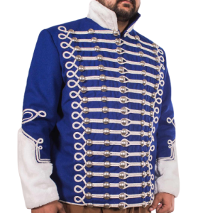 Stylish blue Napoleonic uniforms - Napoleonic Prussian Hussars jacket Pelisse