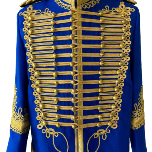 Hussar Jacket Coat Napoleonic Military General Officers Tunic with Aiguillette