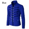 Blue Halloween Wool Drummer Military Marching Band Jacket