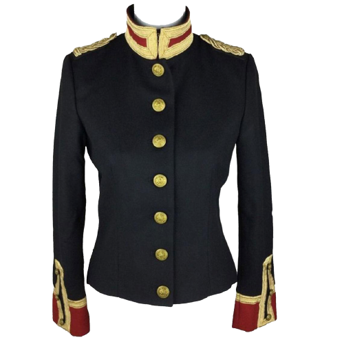 Women Wool Military hussar Jacket Army Officer Band CoatWomen Wool Military hussar Jacket Army Officer Band Coat