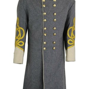 CONFEDERATE FROCK COAT OFFICERS DOUBLE BREASTED
