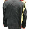 Steampunk Men’s Military Jacket Gold Bullion Ribbons Hussar