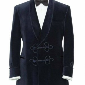 Men Blue Blazer Coats Elegant Luxury Designer Party Wear Jacket