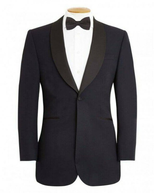 New Men's Designer Wedding Jacket Party Wear Blue Wool Blazer Coat