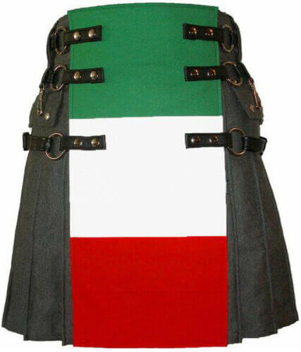 New Great Fashion Italian Flag Kilt