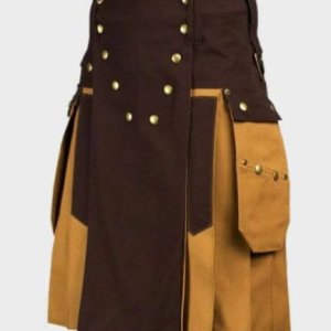 Scottish Modern Kilt with Stylish Pocket Kilt for Men