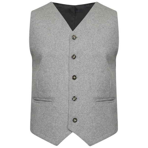 WOOL Argyle kilt Jacket & Waistcoat Vest Scottish Argyle Jacket Light Grey3